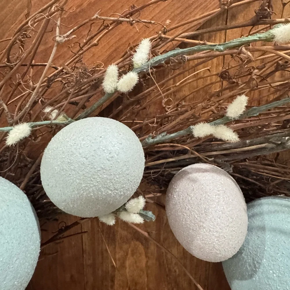 Pottery Barn large Easter wreath.